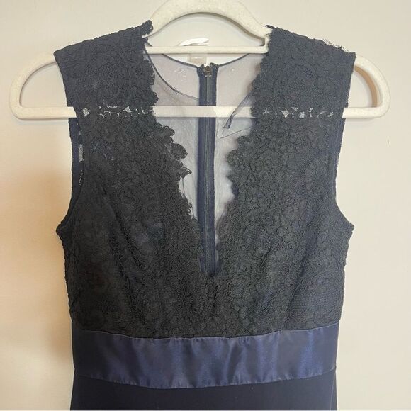 Theia Deep Midnight Gown size 4 Flawed - Picture 4 of 10